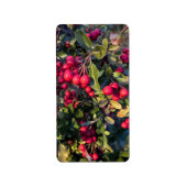 Autumn fruit ラベル (正面)