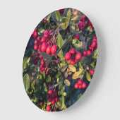 Autumn fruit ラージ壁時計 (傾斜)