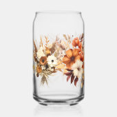 Autumn Garden Printed Can Glasses ガラス缶 (正面)