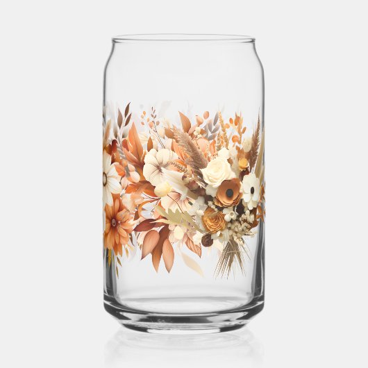 Autumn Garden Printed Can Glasses ガラス缶 (裏面)