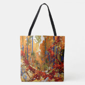 Autumn Garland、美絵画しいTom Thomson トートバッグ (正面)