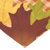 Autumn Gingham Thanksgiving Table Runner ショートテーブルランナー (コーナー)