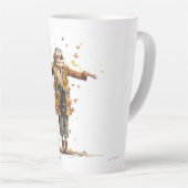 autumn girl's cup カフェラテマグ (右アングル)