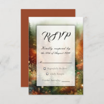 Autumn Glow in the Enchanted Forest Wedding