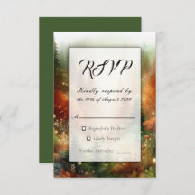 Autumn Glow in the Enchanted Forest Wedding