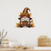 Autumn Gnome Poster ポスター (キッチン)