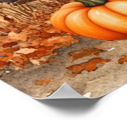 Autumn Gnome Poster ポスター (角)