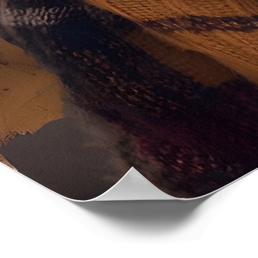 Autumn Goat Art Print, Rustic Fall ポスター (角)