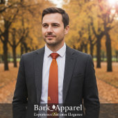 Autumn Gold Foil Leaves Pattern ネクタイ