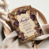 Autumn Grapevine Thanksgiving Celebration 招待状