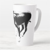 Autumn Guardian in Ink カフェラテマグ (右アングル)