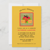 Autumn Halloween Best Bridal Shower 招待状 (正面)