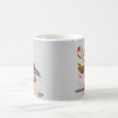 Autumn Harmony – Cozy Fall Crow and Pumpkins  コーヒーマグカップ (中央)