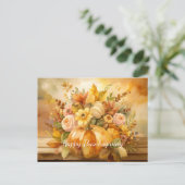 Autumn Harvest Bouquet  シーズンポストカード (スタンド正面)