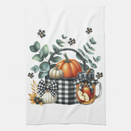 Autumn Harvest Kitchen Towel キッチンタオル