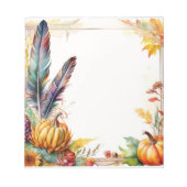 Autumn Harvest Notes ノートパッド (正面)