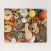Autumn Harvest of Squash and Pumpkings ジグソーパズル (横)