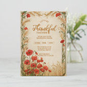 Autumn Harvest Poppy Celebration 招待状 (スタンド正面)