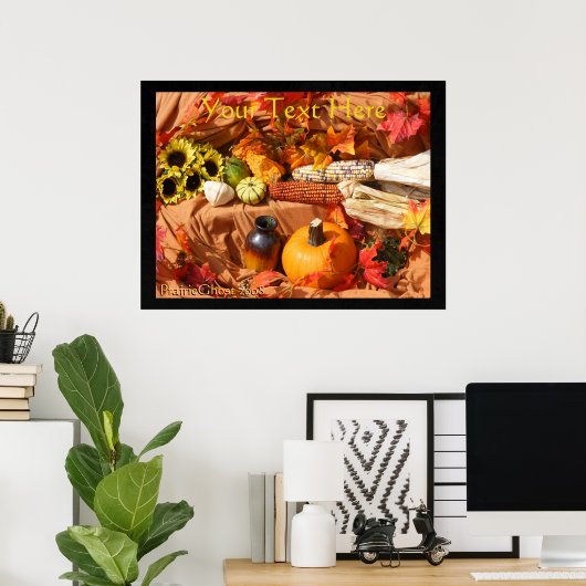 Autumn Harvest Poster ポスター (ホームオフィス)
