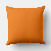 Autumn Harvest Pumpkin Throw Pillow クッション (裏面)