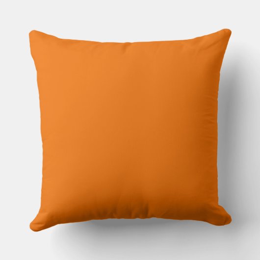 Autumn Harvest Pumpkin Throw Pillow クッション (裏面)