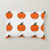Autumn Harvest Pumpkins アクセントクッション (裏面)