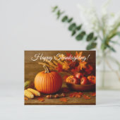 Autumn Harvest Still Life Postcard シーズンポストカード (スタンド正面)