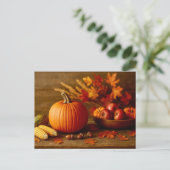 Autumn Harvest Still Life Postcard シーズンポストカード (スタンド正面)
