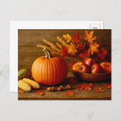 Autumn Harvest Still Life Postcard シーズンポストカード (正面/裏面)