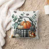 Autumn Harvest Throw Pillow クッション (ブランケット)
