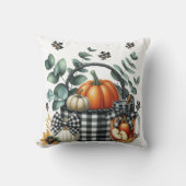 Autumn Harvest Throw Pillow クッション (正面)