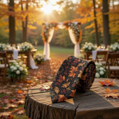 Autumn Heritage Leaves Luxury Fall ネクタイ