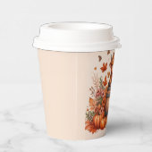 Autumn Highland Cow Paper cup 紙コップ (右)