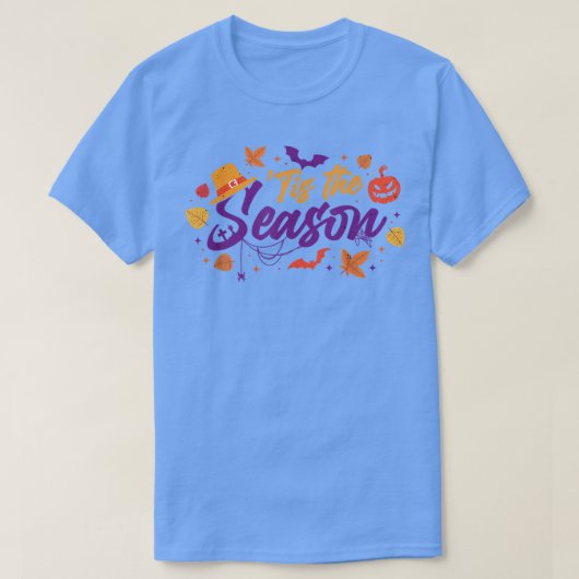 Autumn Holloween Season Fall Spooky Trick Or Treat Tシャツ (デザイン正面)