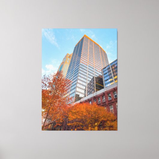Autumn in City キャンバスプリント (正面)