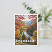 Autumn in Cuyahoga Valley National Park Ohio ポストカード (スタンド正面)