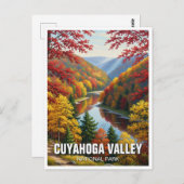Autumn in Cuyahoga Valley National Park Ohio ポストカード (正面/裏面)
