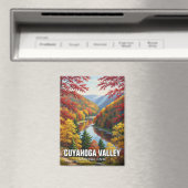 Autumn in Cuyahoga Valley National Park Ohio マグネット (インサイチュ (食洗機))