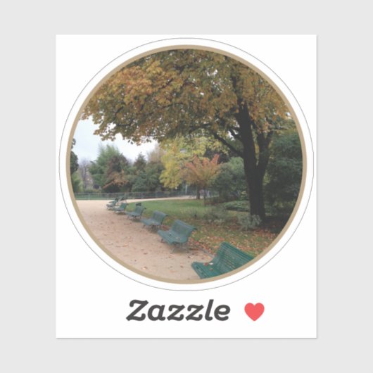 Autumn In Paris - v2 シール (シート)