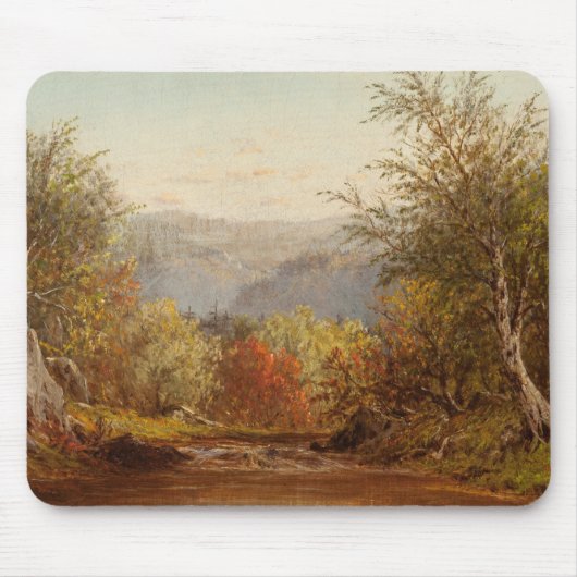 Autumn in the Catskills - Charles W. Knapp マウスパッド (正面)