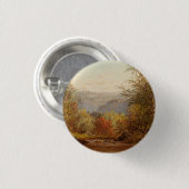 Autumn in the Catskills - Charles W. Knapp 缶バッジ (正面&裏面)