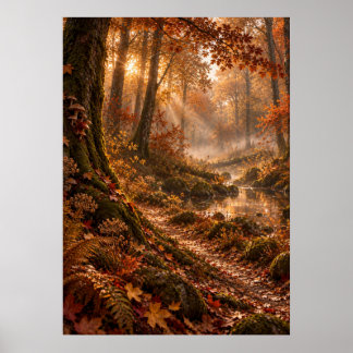 Autumn in the Fourfold Forest ポスター