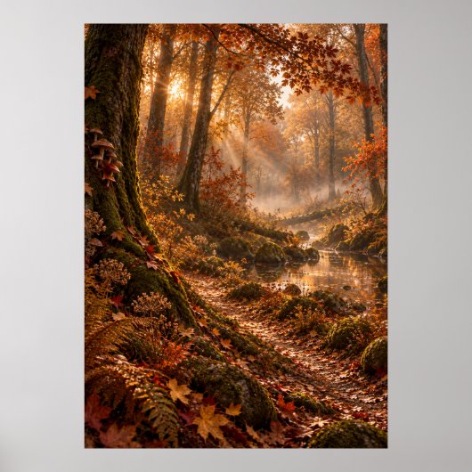Autumn in the Fourfold Forest ポスター (正面)