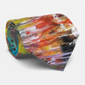 Autumn Is 来's – 水の色絵画- Art ネクタイ (ロール)