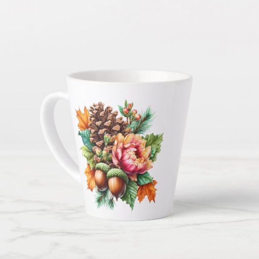 Autumn Is Beautiful Latte Mug カフェラテマグ (左アングル)