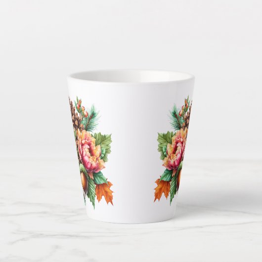 Autumn Is Beautiful Latte Mug カフェラテマグ (正面)