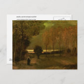 Autumn Landscape at Dusk, Vincent van ゴッホ ポストカード (正面/裏面)
