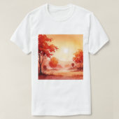 Autumn landscape tシャツ (デザイン正面)