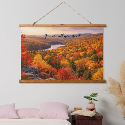 Autumn Landscape Wall Tapestry Gift 吊り下げ型タペストリー (寝室)