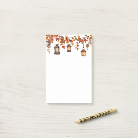 Autumn Lanterns  ポストイット (デスク上)